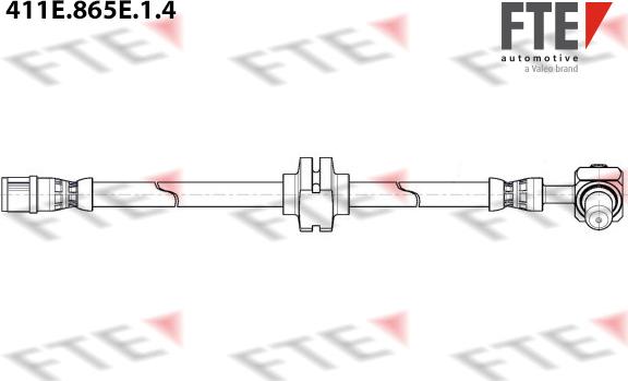 FTE 411E.865E.1.4 - Гальмівний шланг autocars.com.ua