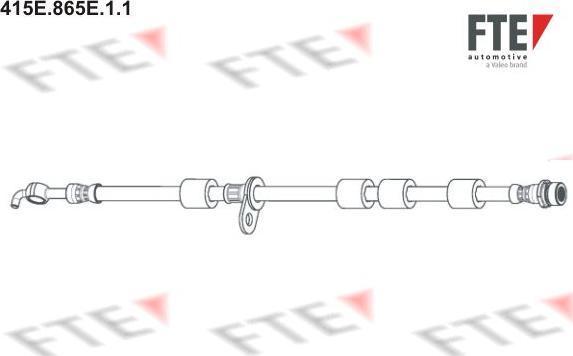 FTE 9240595 - Гальмівний шланг autocars.com.ua