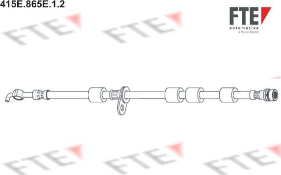 FTE 415E.865E.1.2 - Гальмівний шланг autocars.com.ua