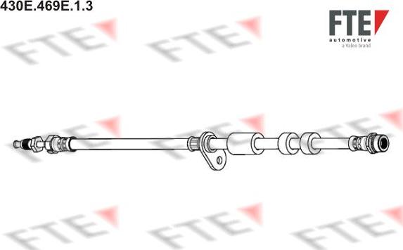 FTE 9240618 - Тормозной шланг avtokuzovplus.com.ua