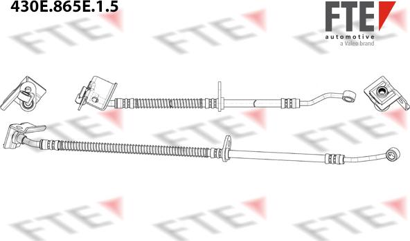 FTE 430E.865E.1.5 - Гальмівний шланг autocars.com.ua