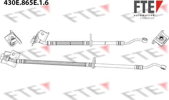 FTE 430E.865E.1.6 - Гальмівний шланг autocars.com.ua