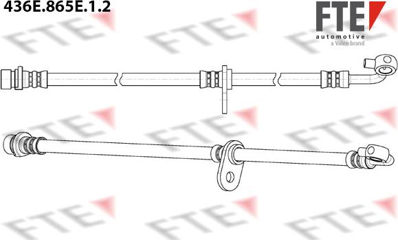 FTE 436E.865E.1.2 - Гальмівний шланг autocars.com.ua