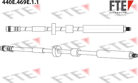 FTE 440E.469E.1.1 - Гальмівний шланг autocars.com.ua