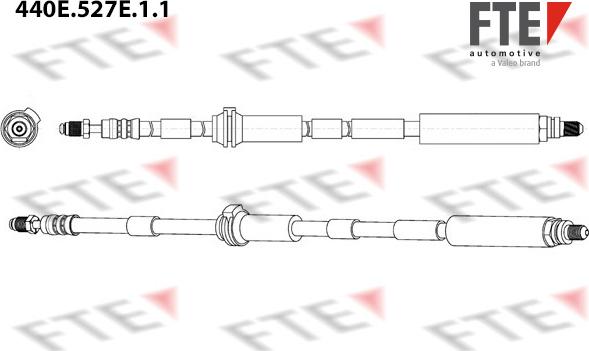 FTE 440E.527E.1.1 - Тормозной шланг avtokuzovplus.com.ua