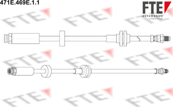 FTE 471E.469E.1.1 - Гальмівний шланг autocars.com.ua