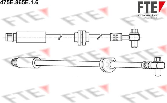 FTE 475E.865E.1.6 - Гальмівний шланг autocars.com.ua