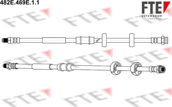 FTE 9240689 - Гальмівний шланг autocars.com.ua