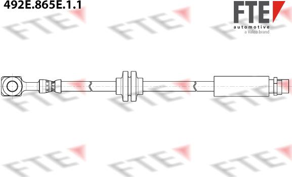 FTE 492E.865E.1.1 - Гальмівний шланг autocars.com.ua