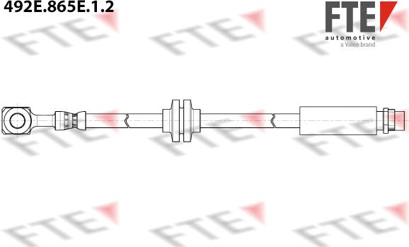 FTE 492E.865E.1.2 - Тормозной шланг avtokuzovplus.com.ua