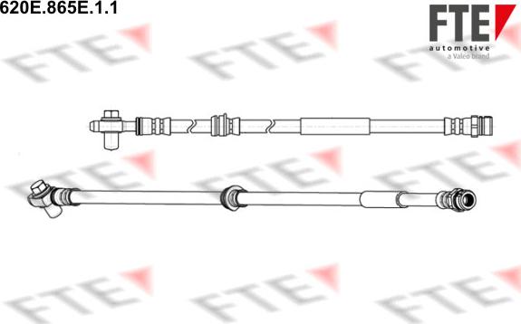 FTE 620E.865E.1.1 - Тормозной шланг avtokuzovplus.com.ua