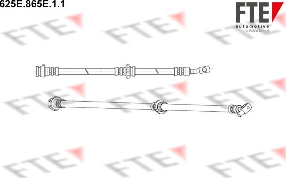 FTE 9240815 - Тормозной шланг avtokuzovplus.com.ua