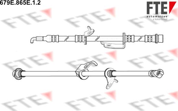 FTE 679E.865E.1.2 - Гальмівний шланг autocars.com.ua