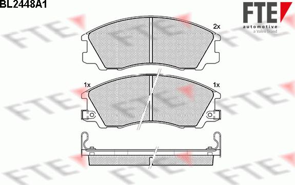 FTE 9010741 - Гальмівні колодки, дискові гальма autocars.com.ua