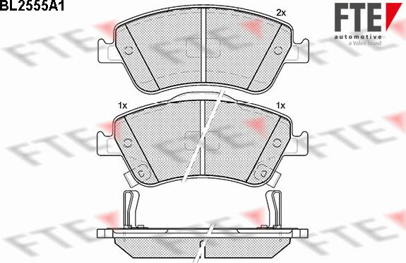 FTE 9010809 - Тормозные колодки, дисковые, комплект autodnr.net