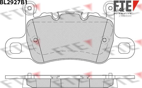 FTE 9011171 - Гальмівні колодки, дискові гальма autocars.com.ua