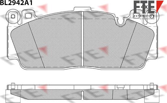 FTE BL2942A1 - Гальмівні колодки, дискові гальма autocars.com.ua