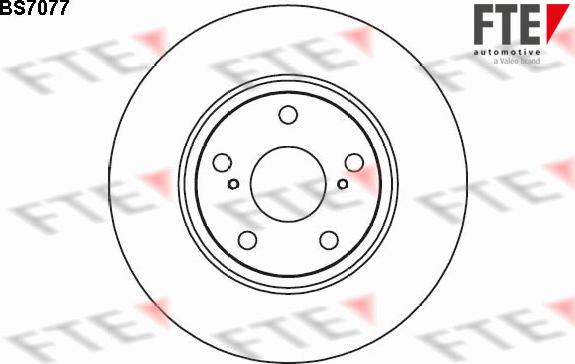 FTE 9071108 - Гальмівний диск autocars.com.ua