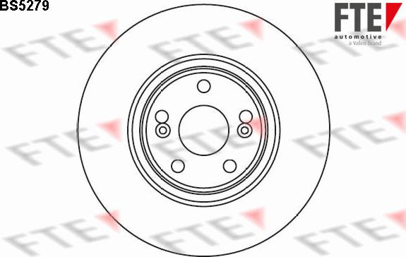 FTE 9071123 - Гальмівний диск autocars.com.ua