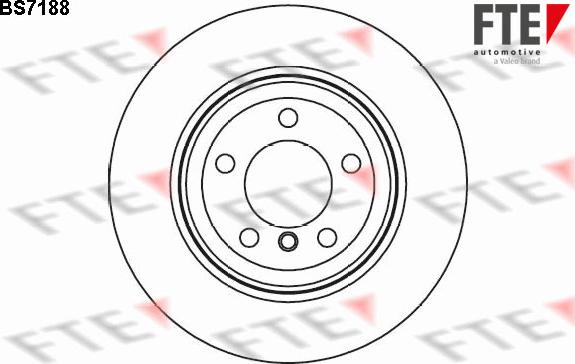 BOSCH 0 986 AB9 997 - Гальмівний диск autocars.com.ua