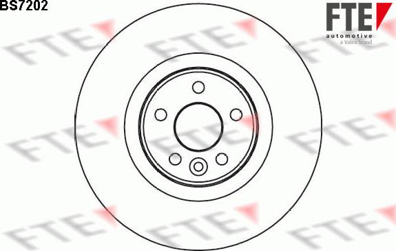 FTE 9071165 - Тормозной диск avtokuzovplus.com.ua