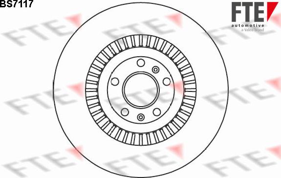 FTE 9071185 - Гальмівний диск autocars.com.ua