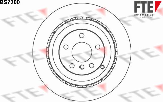 FTE 9071220 - Гальмівний диск autocars.com.ua