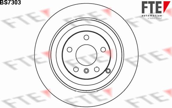 FTE 9071224 - Гальмівний диск autocars.com.ua