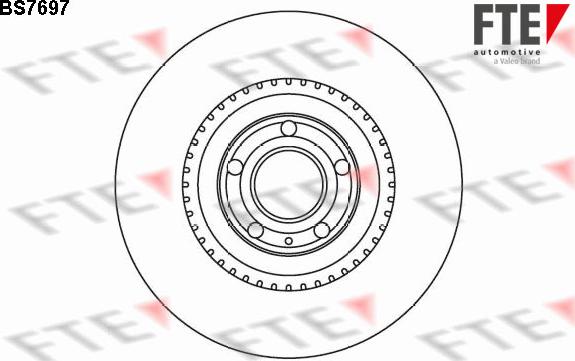 FTE BS7697 - Тормозной диск avtokuzovplus.com.ua