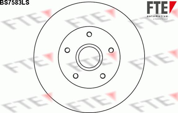 FTE 9071402 - Гальмівний диск autocars.com.ua