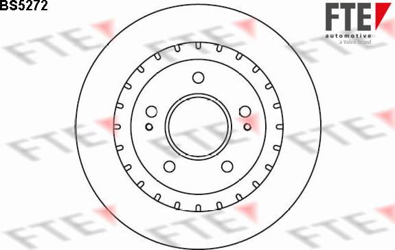 FTE 9072240 - Гальмівний диск autocars.com.ua