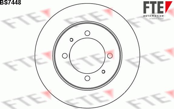 FTE 9072771 - Гальмівний диск autocars.com.ua