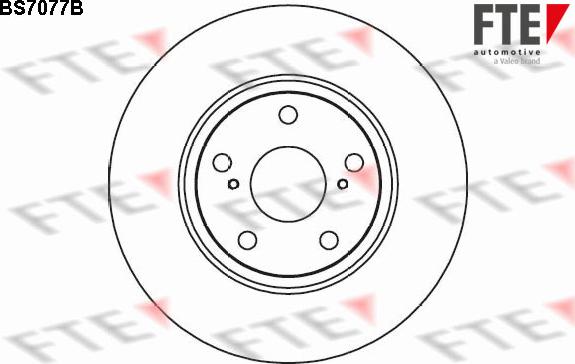 FTE 9081095 - Гальмівний диск autocars.com.ua