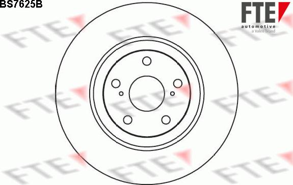 FTE 9081137 - Тормозной диск avtokuzovplus.com.ua