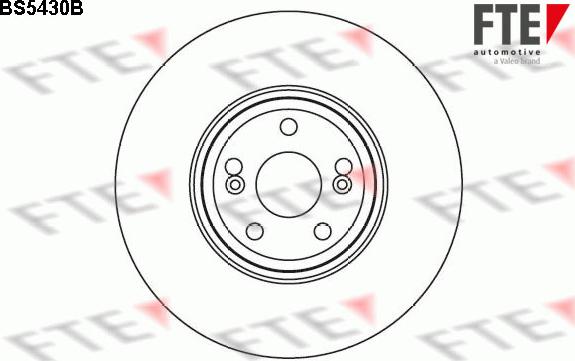 FTE 9081191 - Гальмівний диск autocars.com.ua