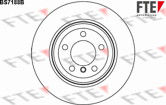 FTE 9081195 - Гальмівний диск autocars.com.ua