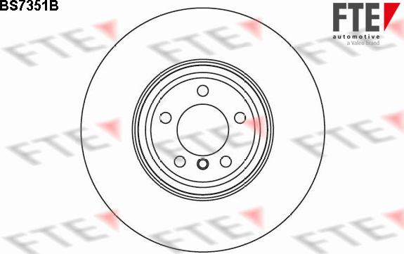 FTE 9081267 - Гальмівний диск autocars.com.ua