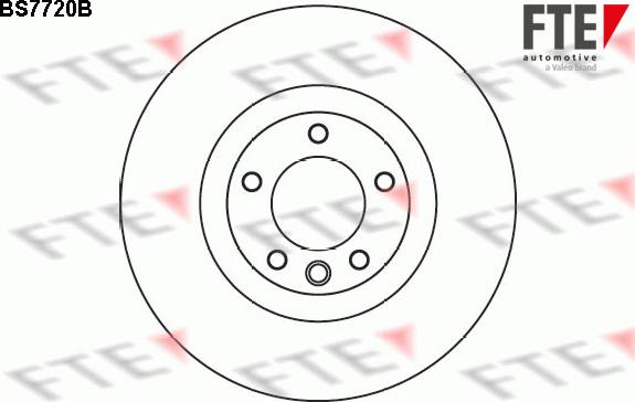 FTE 9081294 - Гальмівний диск autocars.com.ua