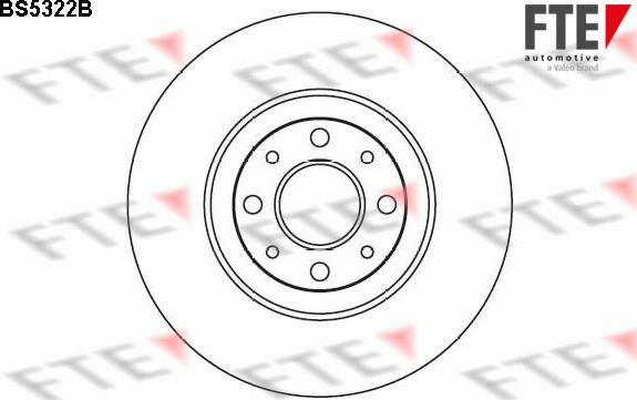 FTE 9082104 - Тормозной диск avtokuzovplus.com.ua