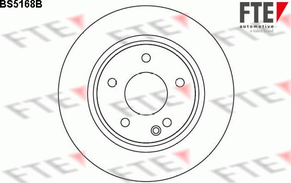 FTE 9082283 - Гальмівний диск autocars.com.ua