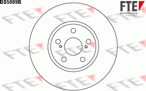 FTE 9082350 - Гальмівний диск autocars.com.ua