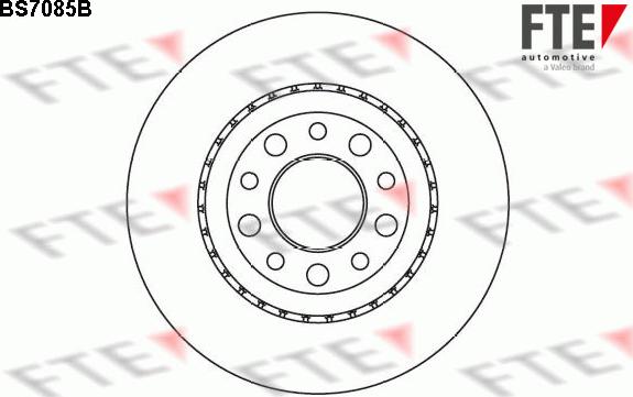 FTE 9082362 - Гальмівний диск autocars.com.ua