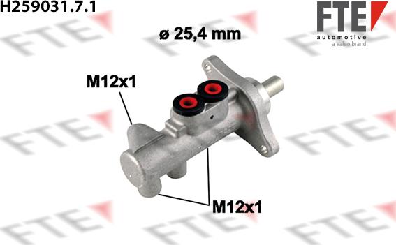 FTE 9220366 - Головний гальмівний циліндр autocars.com.ua