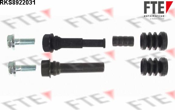 FTE 9334245 - Напрямна гільза, корпус скоби гальма autocars.com.ua