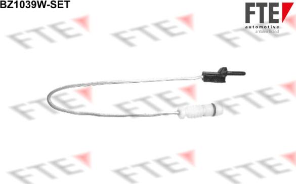 FTE BZ1039W-SET - Сигнализатор, износ тормозных колодок autodnr.net