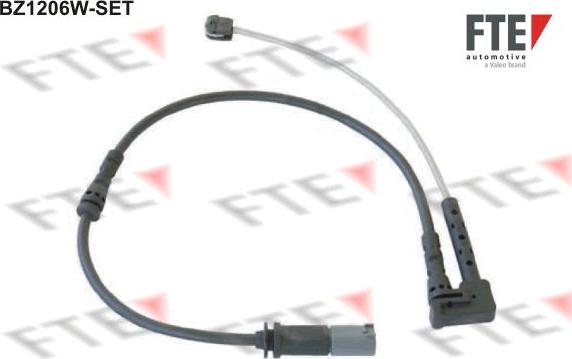 FTE BZ1206W-SET - Сигнализатор, износ тормозных колодок autodnr.net