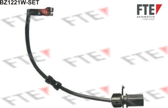 FTE BZ1221W-SET - Сигнализатор, износ тормозных колодок autodnr.net