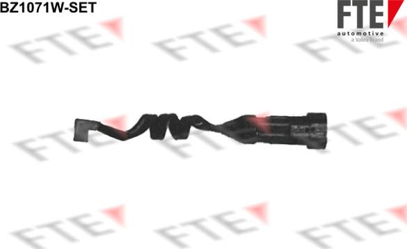 FTE BZ1071W-SET - Сигнализатор, износ тормозных колодок autodnr.net