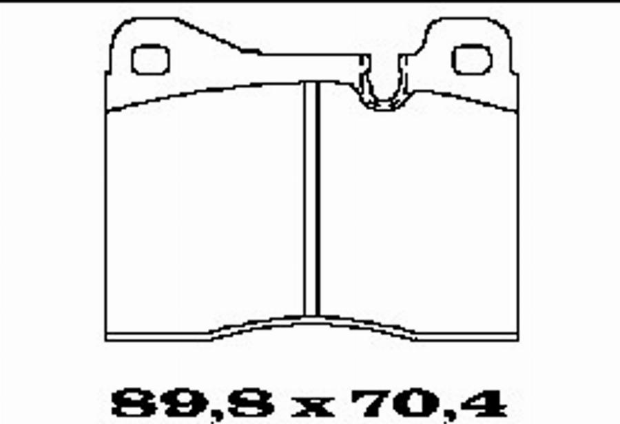 FTE BL1076A2 - Тормозные колодки, дисковые, комплект avtokuzovplus.com.ua