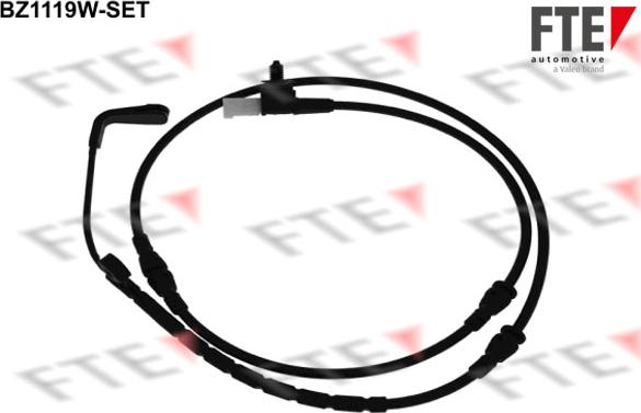 FTE BZ1119W-SET - Сигнализатор, износ тормозных колодок autodnr.net
